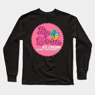 ice ice cream merah Long Sleeve T-Shirt